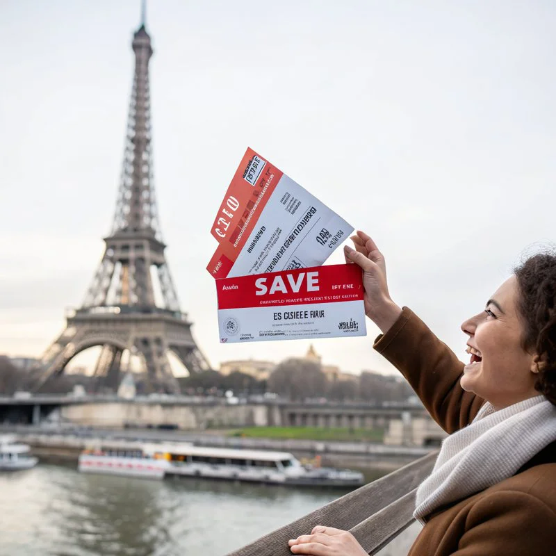 Goedkope hop-on hop-off tickets Parijs