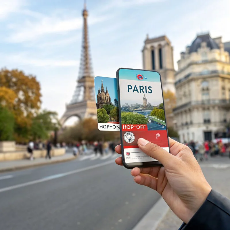 Boek hop-on hop-off tickets voor Parijs